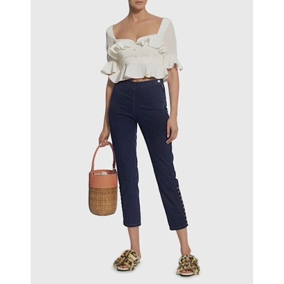 Rachel Comey Denim - Rachel Comey Tether High Rise Skinny Cropped Jeans Size 6